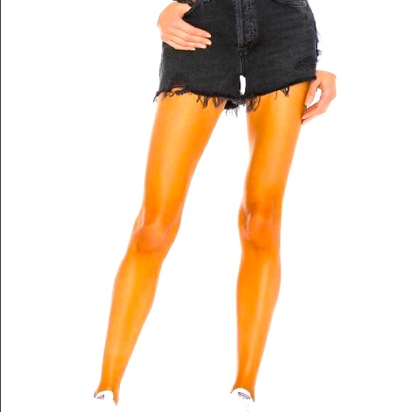 Agolde Pants - Agolde Parker vintage black jean shorts in great used condition.